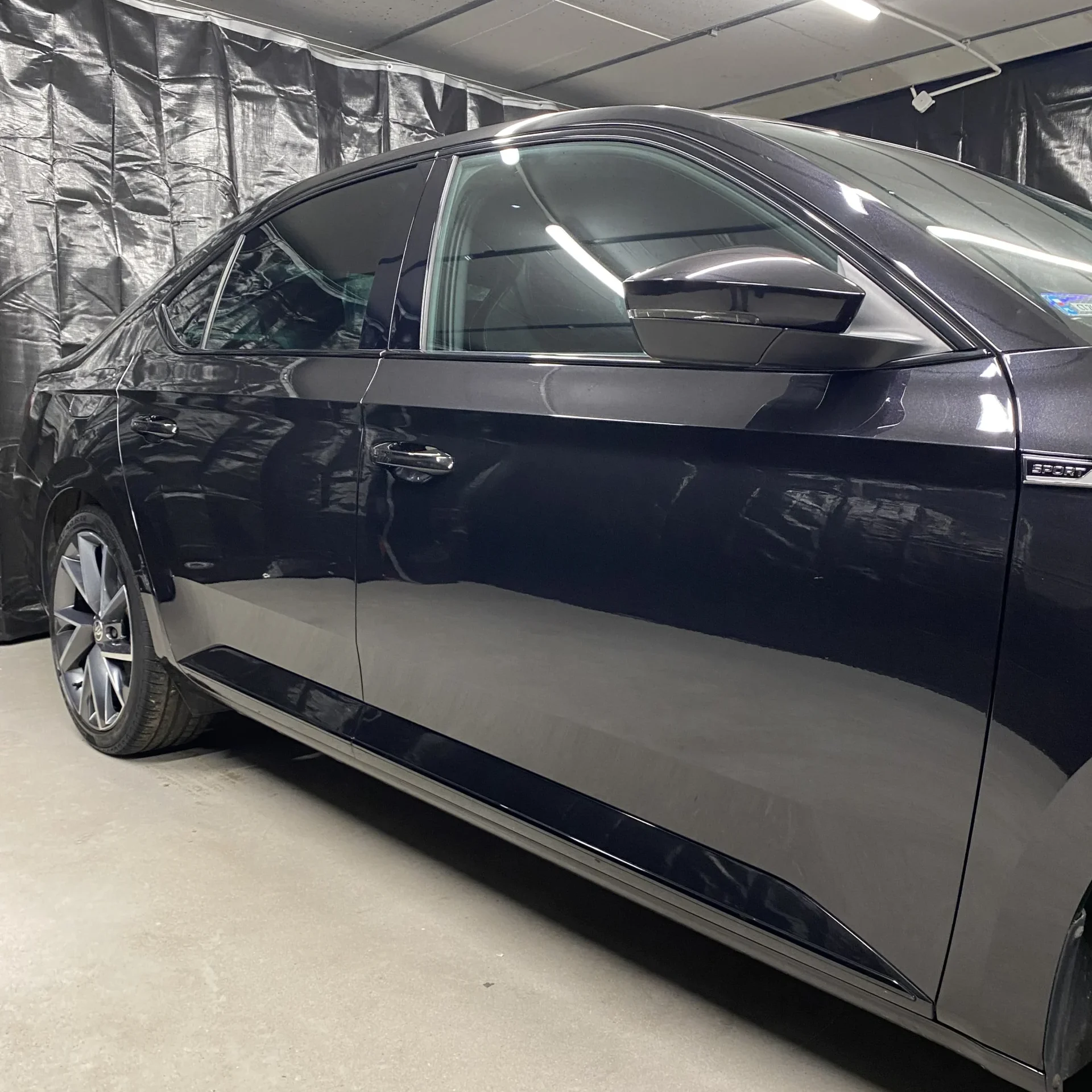 Korekta lakieru - Skoda